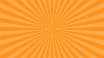 Simple Light Orange Radial Stripe Lines Vector Background