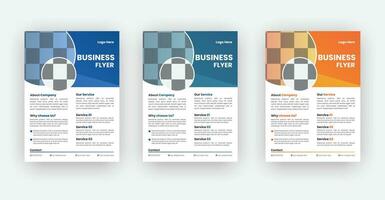 Business brochure flyer design a4 template. vector