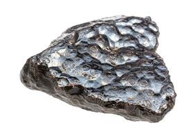 kidney ore Hematite, iron ore rock isolated photo