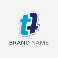 letter T logo image and font T design graphic  vector