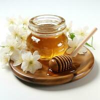 dulce original miel desde abejas foto
