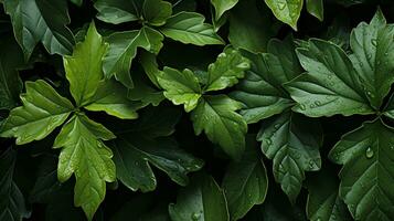 Fresh green leaf background photo