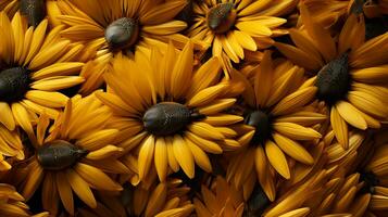 Sunflower and seeds background photo