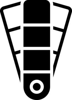 sólido icono para gris vector