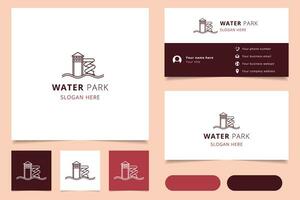 Castle logo design with editable slogan. Branding book and business card template. vector