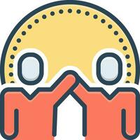 color icon for involves vector