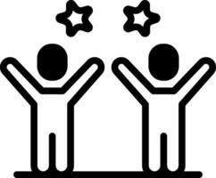 solid icon for ultimately vector