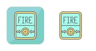 Fire Button Vector Icon