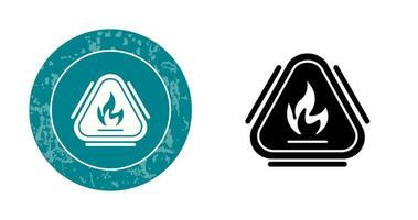 Caution Fire Vector Icon