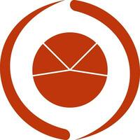 Pie Chart Analysis Vector Icon