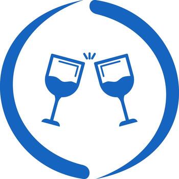 icono de vector de vino
