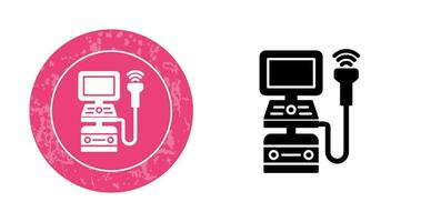 Ultrasound Machine Vector Icon