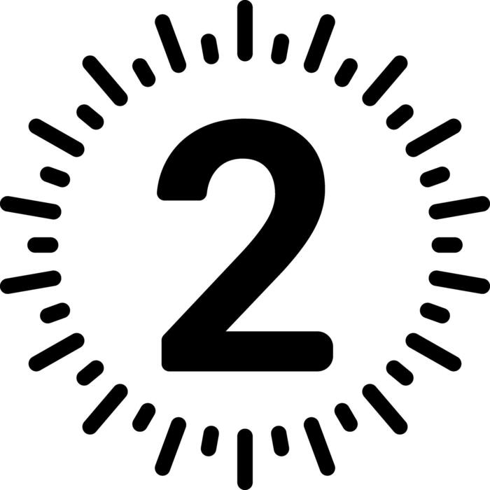Number Two Vector Art, Icons, and Graphics for Free Download