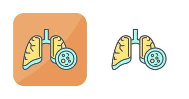 Lung Cancer Vector Icon