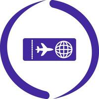 Plane Tickets Vector Icon