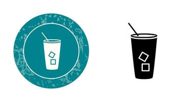 Iced Coffee Vector Icon