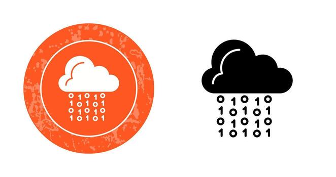 Cloud Coding Vector Icon