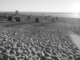 the island of langeoog in germany photo