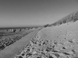 the island of langeoog in germany photo