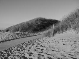 the island of langeoog in germany photo