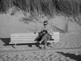 the island of langeoog in germany photo