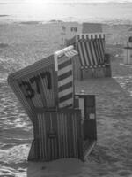 the island of langeoog in germany photo