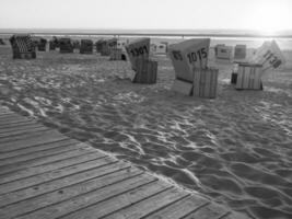 the island of langeoog in germany photo