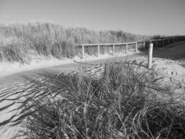 the island of langeoog in germany photo