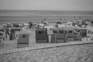 el playa de langeoog isla foto