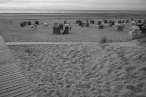 el playa de langeoog isla foto