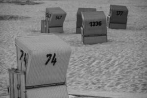 the beach of langeoog island photo