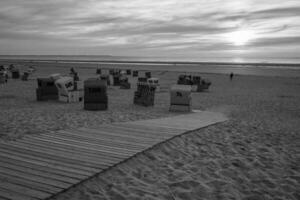 el playa de langeoog isla foto