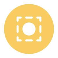 Collection of Design Tools Flat Circular Icons vector