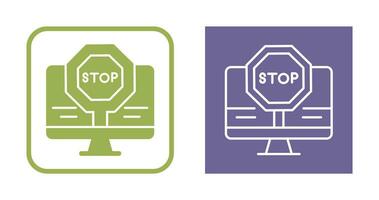 Stop Vector Icon