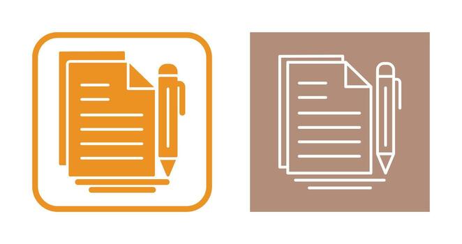 icono de vector de documento