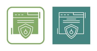 Web Security Vector Icon