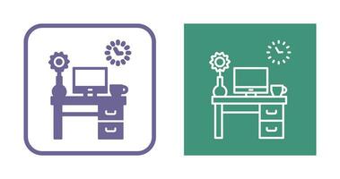 Work Table Vector Icon