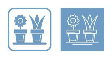 icono de vector de plantas de casa