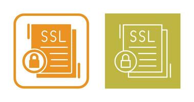 icono de vector de ssl