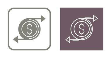 Money Flow Vector Icon