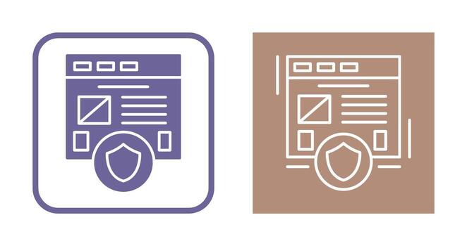 icono de vector seguro