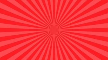 Simple Light Red Radial Stripe Lines Vector Background