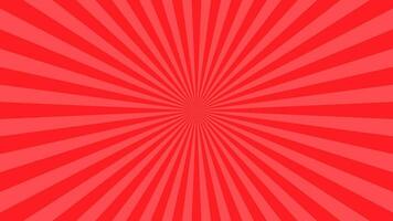 Simple Light Red Radial Stripe Lines Vector Background