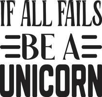 it all falls be a unicorn vector