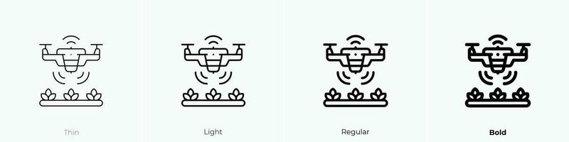 inteligente zumbido icono. delgado, luz, regular y negrita estilo diseño aislado en blanco antecedentes vector