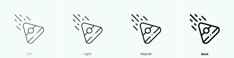 space capsule icon. Thin, Light, Regular And Bold style design isolated on white background vector