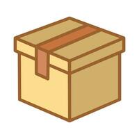 caja paquete símbolo icono vector diseño ilustración