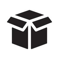 open box package symbol icon vector design illustration