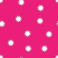 Seamless pattern with star-shaped geometric elements in pink background. Print Ideal for Fabric, Textile, Wrapping Paper vector