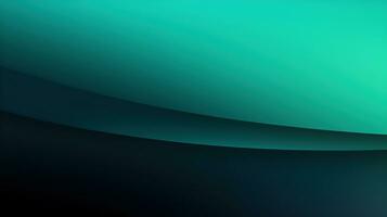 Abstract bright motion wavy lines. Dark green black curves gradient. Futuristic and elegant background photo